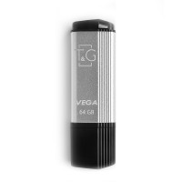 флеш USB USB 64GB T&G 121 Vega Series Silver (TG121-64GBSL)