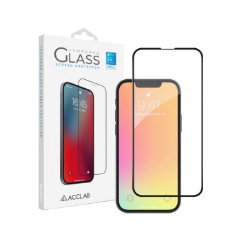 Захисне скло ACCLAB Full Glue для Apple iPhone 13 Mini Black (1283126515415)