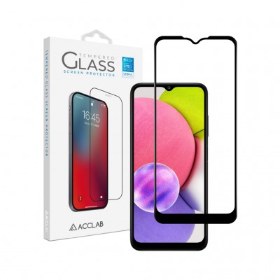Захисне скло ACCLAB Full Glue для Samsung Galaxy A03s SM-A037 Black (1283126515330)