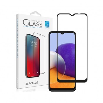 Захисне скло ACCLAB Full Glue для Samsung Galaxy A22 SM-A225 Black (1283126512551)