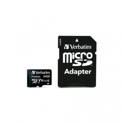 Карта пам'яті 64GB microSDHC Class 10 Verbatim (44084)