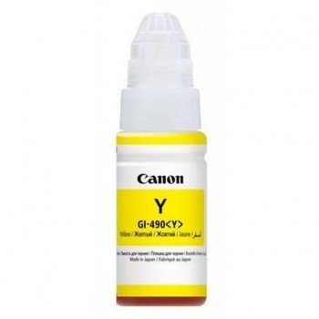 Контейнер з чорнилом Canon GI-490 Yellow, жовт. 70ml ( 0666C001 )