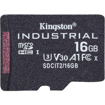 Карта пам'яті 16GB microSDHC class 10 UHS-I V30 A1 Kingston (SDCIT2/16GBSP)