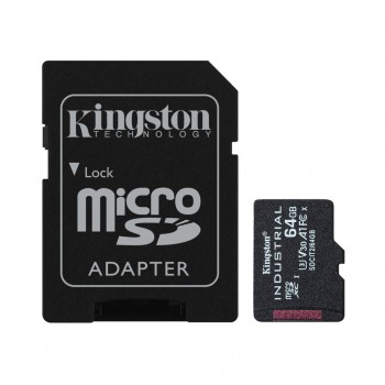 Карта пам'яті 64GB microSDXC class 10 UHS-I V30 A1 Kingston (SDCIT2/64GB)