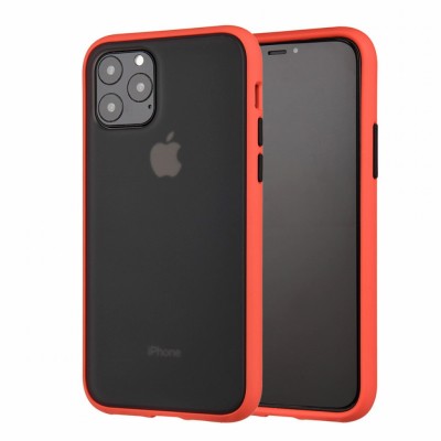 Чохол Apple iPhone 11 Pro Max Frame (Matte PC+TPU) Red (MCMF-AI11PMRD) MakeFuture