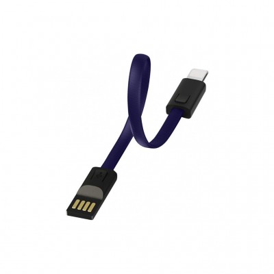 Кабель USB 2.0 AM to Lightning  ColorWay 0.22m blue (CW-CBUL021-BL)