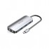 USB-хаб Vention USB3.1 Type-C --> HDMI/USB 3.0x3/RJ45/PD 100W Hub (TOHHB)