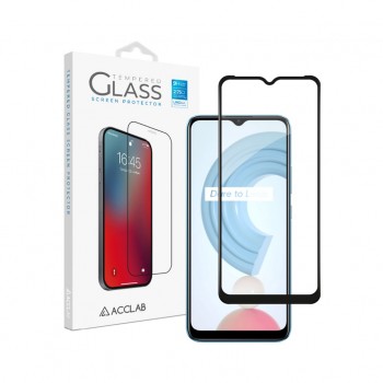Захисне скло ACCLAB Full Glue для Realme C21 Black (1283126518386)