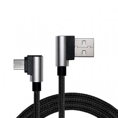 Кабель USB 2.0 AM to Micro 5P 1.0m Premium black REAL-EL (EL123500031)