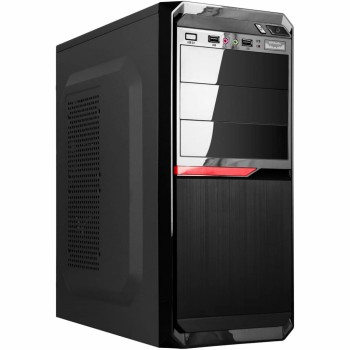 Корпус Logicpower 2111-400W 8см, 2хUSB2.0, 1xUSB3.0, Black