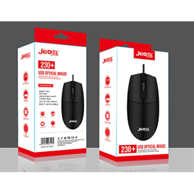 Мишка Jedel 230+ Black USB
