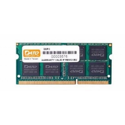 Пам'ять для ноутбука SO-DIMM 8GB/1600 DDR3L Dato (DT8G3DSDLD16) 1,35 В