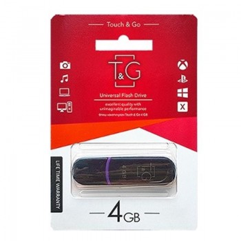 флеш USB USB 4GB T&G 012 Classic Series Black (TG012-4GBBK)