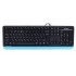 Клавіатура A4Tech Fstyler FKS10 Blue USB