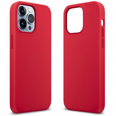 Чохол Apple iPhone 13 Pro Max Premium Silicone Red (MCLP-AI13PMRD) MakeFuture