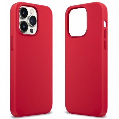 Чохол Apple iPhone 13 Pro Premium Silicone Red (MCLP-AI13PRD) MakeFuture