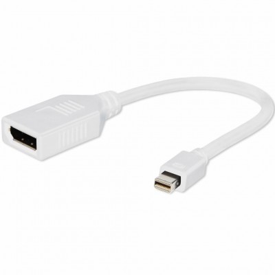 Перехідник mini DisplayPort to DisplayPort Cablexpert (A-mDPM-DPF-001-W)