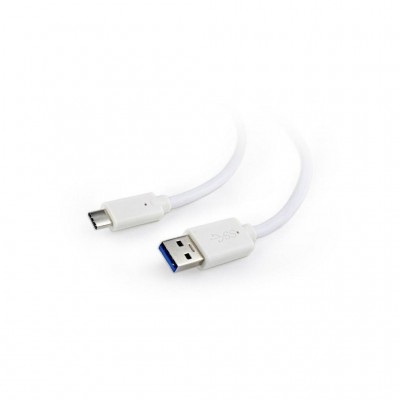 Кабель USB 3.0 Type-C to AM 1.8m Cablexpert (CCP-USB3-AMCM-6-W) білий