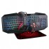 Комплект (клавіатура, миша) Piko GX100 Black USB (1283126489792) + гарнітура, килимок