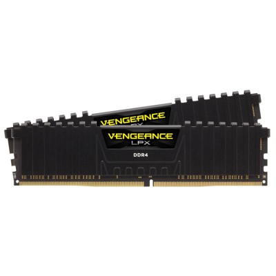 Пам'ять DDR4 16GB (2x8GB) 3200 Corsair Vengeance LPX C16-18-18-36 набор из 2-х модулей (CMK16GX4M2E3200C16)