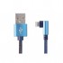 Дата кабель USB 2.0 AM to Lightning 1.0m corner Cablexpert (CC-USB2J-AMLML-1M-BL)