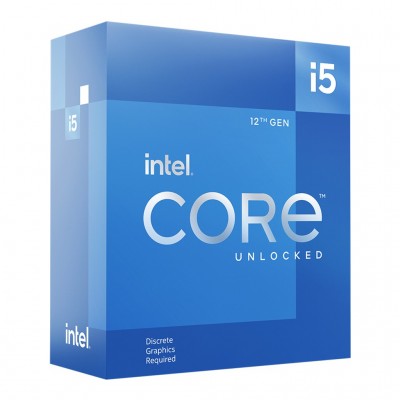 Процесор Core™ i5 12400F (BX8071512400F) 6 ядер, 12 потоків, 4.4 GHz, TDP - 65W, Кеш-пам'ять - 18 MB