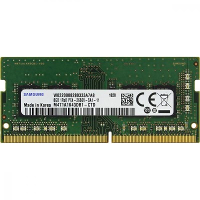 Пам'ять для ноутбука SO-DIMM DDR4 8GB 2666 Samsung original C17(M471A1K43CB1-CTD)