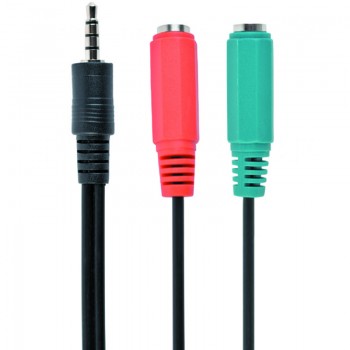 Аудіо-кабель Jack 3.5mm папа/2х3.5mm мама Cablexpert (CCA-417)