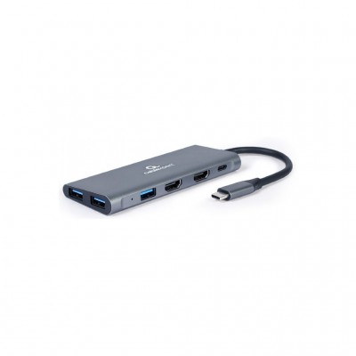 USB-хаб Cablexpert USB-C 3-in-1 (HUB/HDMI/PD) (A-CM-COMBO3-01)