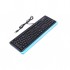 Клавіатура A4 Tech FKS10 USB Blue (FKS10 USB Blue)