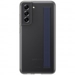 Чохол Clear Strap Cover Galaxy S21 FE (G990) Dark Gray (EF-XG990CBEGRU) Samsung