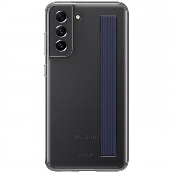 Чохол Clear Strap Cover Galaxy S21 FE (G990) Dark Gray (EF-XG990CBEGRU) Samsung