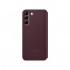 Чохол Smart Clear View Cover Galaxy S22 Plus Burgundy (EF-ZS906CEEGRU) Samsung