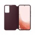 Чохол Smart Clear View Cover Galaxy S22 Plus Burgundy (EF-ZS906CEEGRU) Samsung