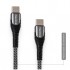 Дата кабель USB Type-C to Type-C 2.0m PD Fast Charging 65W 3A grey ColorWay (CW-CBPDCC039-GR)