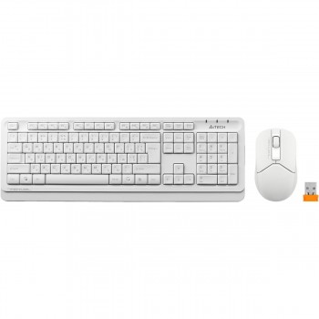 Комплект (клавіатура, миша) бездротовий A4Tech FG1012 White USB