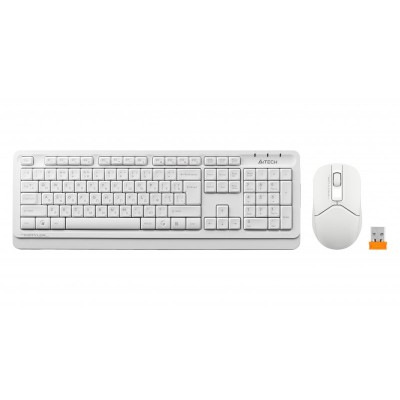 Комплект (клавіатура, миша) бездротовий A4Tech FG1012 White USB