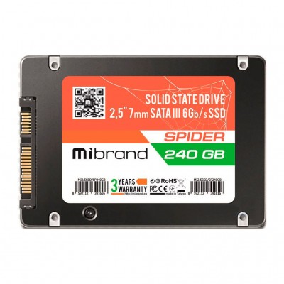 SSD 2.5" 240GB Mibrand MI2.5SSD/SP240GB