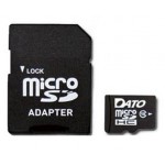 Карта пам`ятi MicroSDHC 8GB UHS-I Class 10 Dato + SD-adapter (DTTF008GUIC10)