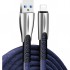 Кабель USB 2.0 AM to Lightning 1.0m zinc alloy blue ColorWay (CW-CBUL010-BL)