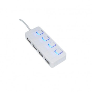 USB-хаб Lapara LA-SLED4 white (LA-SLED4 white)