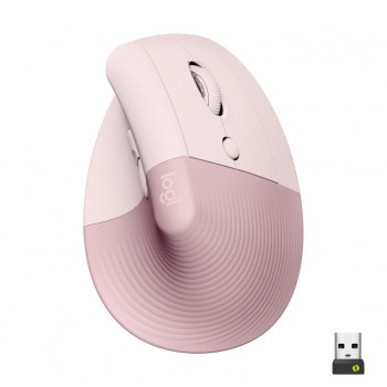 Миша Logitech Lift Vertical Ergonomic Wireless/Bluetooth Rose (910-006478)