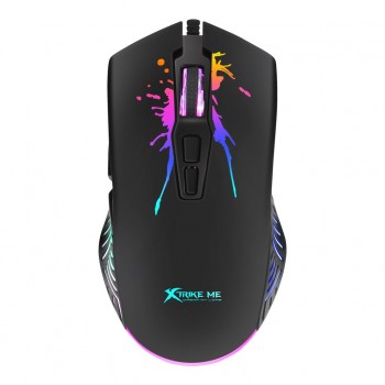 Миша Xtrike GM-215 RGB-LED USB Black (GM-215)