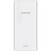 УМБ 20000 mAh Canyon, Input 5V/2A, Output 5V/2.1A(Max), White (CNE-CPB2001W)