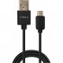 Кабель USB 2.0 AM to Type-C 1.0m 3A 18W PVC black Vinga (VCPUSBTC3ABK)