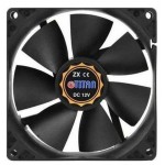 Вентилятор  80мм Titan DCF-8025L12S 2500RPM, Материал - пластик, рівень шуму - 28dB, тип роз'єму підключення - 3pin, розмір - 80 х 80 х 25 мм