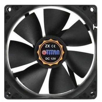 Вентилятор  80мм Titan DCF-8025L12S 2500RPM, Материал - пластик, рівень шуму - 28dB, тип роз'єму підключення - 3pin, розмір - 80 х 80 х 25 мм