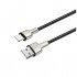 Кабель USB 2.0 AM to Lightning 1.0m head metal black ColorWay (CW-CBUL046-BK)