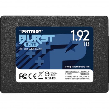 SSD 2.5" 1.92TB Burst Elite Patriot PBE192TS25SSDR