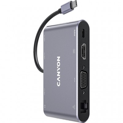 USB-хаб CANYON 8-in-1 USB-C (CNS-TDS14)